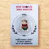Knoflík štěstí - ježek