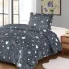 Povlečení na jednolůžko Advent | Šedá