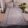 Povlečení na dvoulůžko Leaf in grey | Šedá
