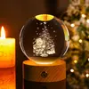 Vánoční svítící 3D LED koule - Stromek a Santa