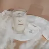 Svíčka Vanilka & Stříbrné náušnice velký kámen