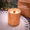 Dřevěná svíčka s dřevěným praskajícím knotem - Cedar Wood & Pine Forest