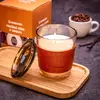 Sójová svíčka v kávové sklenici ToGO - Roasted Coffee & Vanilla