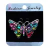 Motýlek s barevnými kamínky