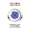 Knoflík štěstí - květina modrá 25