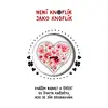 Knoflík štěstí - srdce květiny 34