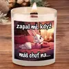 Svíčka s praskajícím knotem - Paní králíková