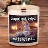 Svíčka s praskajícím knotem - Pan králík