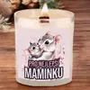 Svíčka s praskajícím knotem - Pro maminku myšky