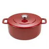 Litinový kastrol Combekk 24 cm | Červená