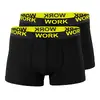 Pánské boxerky "WORK" 2pack | Velikost: L | Černá