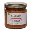 Kešu krém s malinami