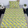 Bavlněné povlečení na jednolůžko –⁠⁠⁠⁠⁠⁠ lemon