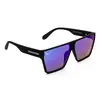 Černé brýle Kašmir Sky Polarized SKP05 - skla modro-zelená zrcadlová