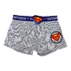 Pánské licenční boxerky Superman | Velikost: S | Šedý melír pruhy