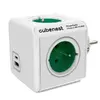 Cubenest PowerCube Original USB A+C PD 20 W, zelená