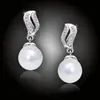 Perlové náušnice Gloria - White Pearl