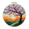 DIY obrázek z plsti – Sakura