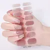 Nalepovací UV GEL lak na nehty – růžová se zlatým vzorem