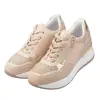 Dámské elegantní béžové sneakersy | Velikost: 36 | Krémová