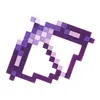 Plastová replika luku a šípu Minecraft: Fialový luk a šíp