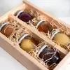 Dárková sada medů v dřevěné bedýnce (6x 250 g)