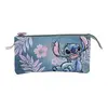 Trojitý penál na psací potřeby Disney Lilo & Stitch: Stitch Pink
