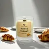 Sójová svíčka s dřevěným knotem - Máslový croissant