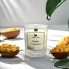 Sójová svíčka s dřevěným knotem - Mango