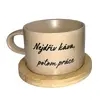 Nejdřív káva, potom práce | Hnědá