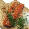 Uzený losos s mořskou solí - porce bez kosti, 120 g