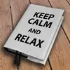 Keep calm and read relax | Bílá