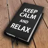 Keep calm and read relax | Černá