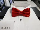 Pánsky elegantný motýlik s nastaviteľným zapínaním | Červená