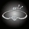 Náramek Sweetheart s třpytivými krystaly