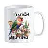 Nerušit, piju kávu! - Papoušek Agapornis