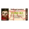 Dárkový poukaz v hodnotě 2000 Kč