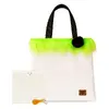 Nákupní taška | Bílá se zelenou