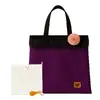 Nákupní taška | Tmavě fialová s černou