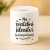 Keramická pokladnička - Na svatební šílenství
