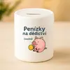 Keramická pokladnička - Penízky na dědictví