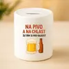 Keramická pokladnička - Na pivo a na chlast