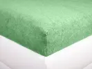 Froté prostěradlo | Velikost: 160 x 200 cm | Pastelově zelená