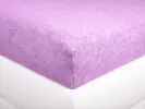 Froté prostěradlo | Velikost: 90 x 200 cm | Světle fialová