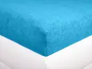 Froté prostěradlo | Velikost: 180 x 200 cm | Tyrkysová