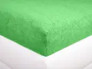 Froté prostěradlo | Velikost: 90 x 200 cm | Zelená