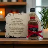 Dřevěná dárková destička s přáním + mini Jack Daniel’s