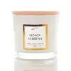 Vonná sójová svíčka s víčkem - Lemon Verbena, 200 g