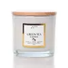 Vonná sójová svíčka s víčkem - Green Tea and Lemon, 200 g