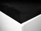 Mikroflanelové prostěradlo | Velikost: 90 × 200 cm | Černá